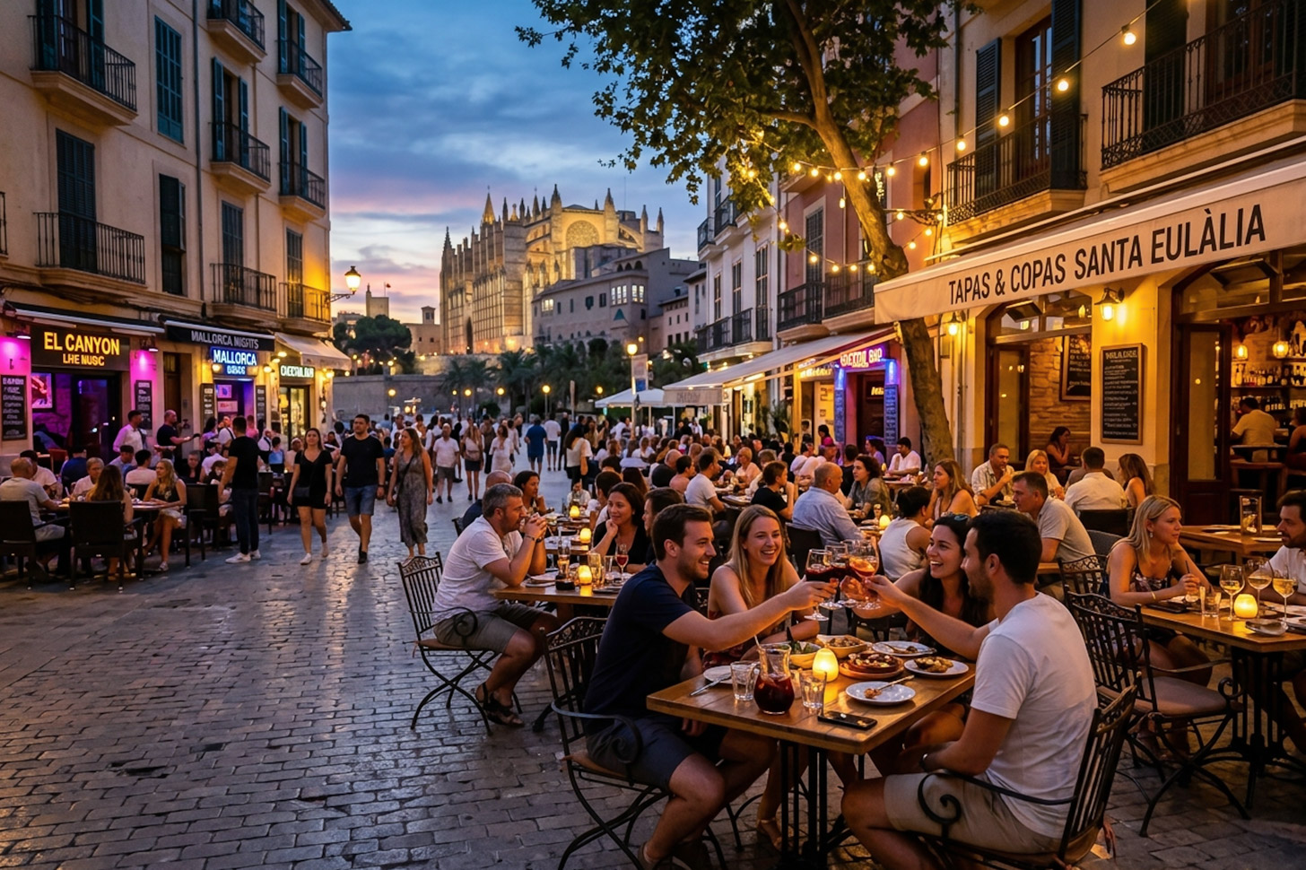 De avond op Mallorca van A tot Z